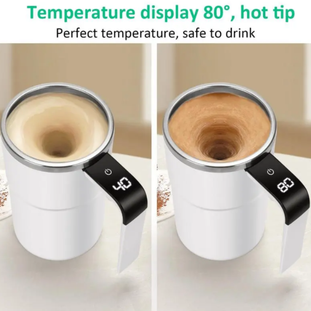 Taza auto-mezcladora inteligente/recargable