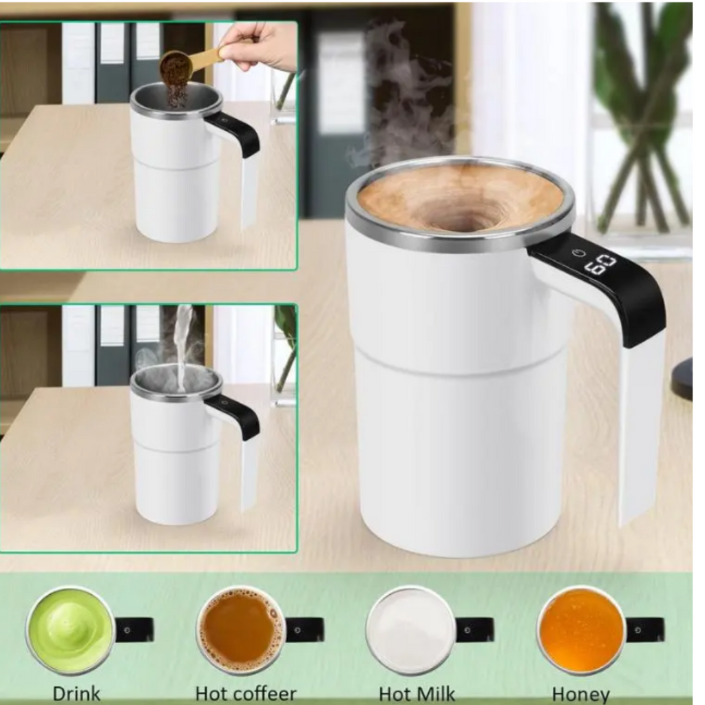 Taza auto-mezcladora inteligente/recargable
